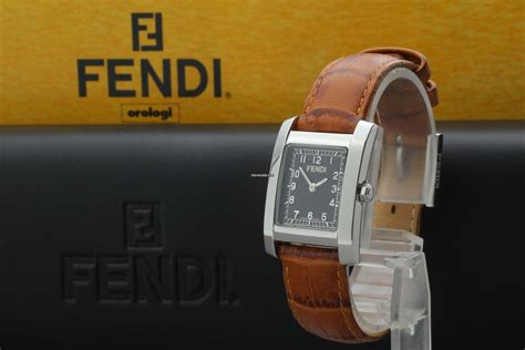 fendi 700l watch|Fendi [Box & Papers] Fendi 7000L Watch Black Dial Leather.